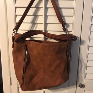 Jessica Simpson Faux Leather Hobo Bag
